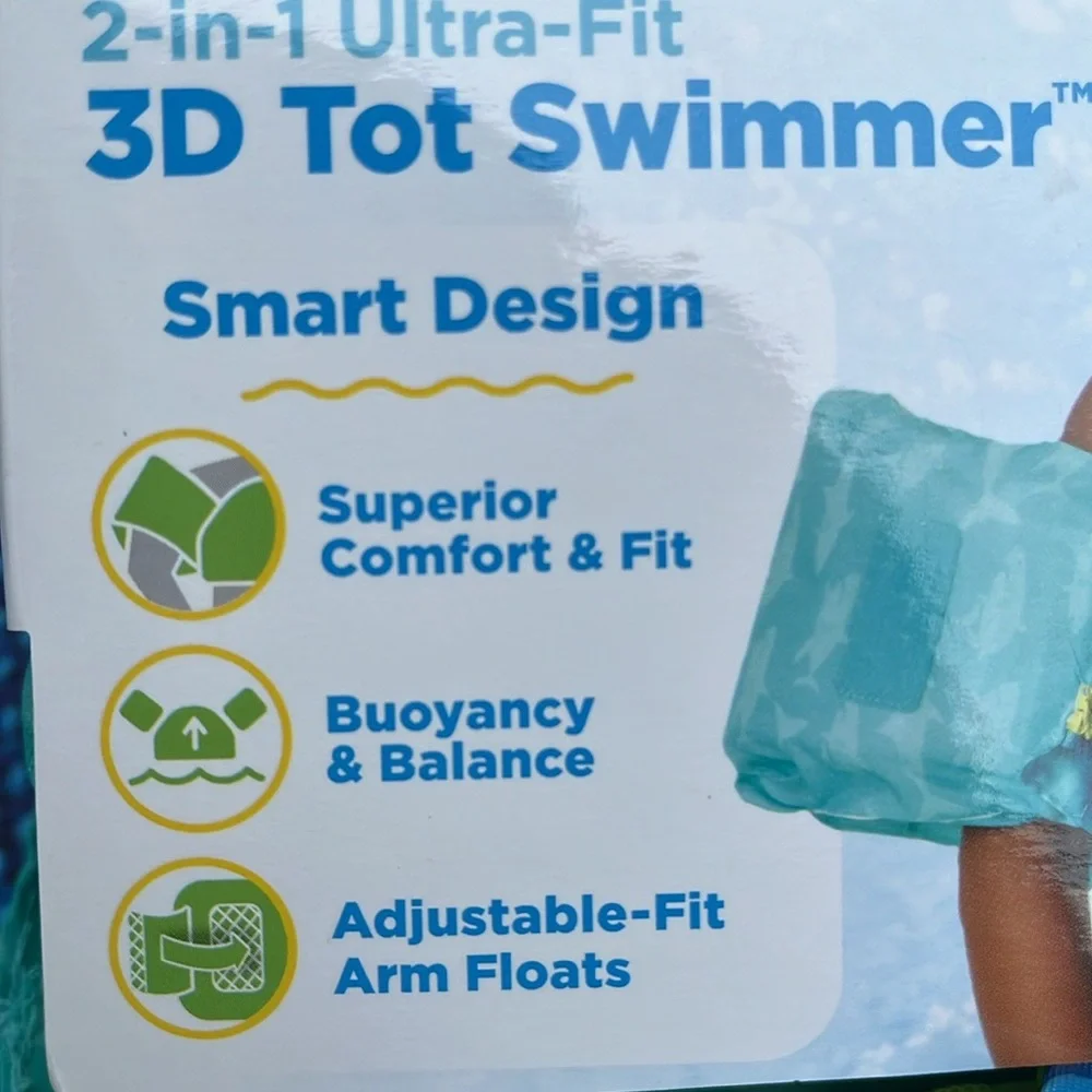 NEW Grow-with-me Swim Trainer, Vest, float, from SwimSchool, age 4-6 yrs